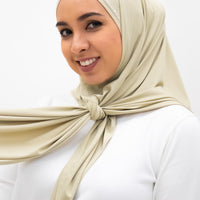 Sports Hijabs GLOWco Exclusive Air Mesh Tri Scarf in Sage Green