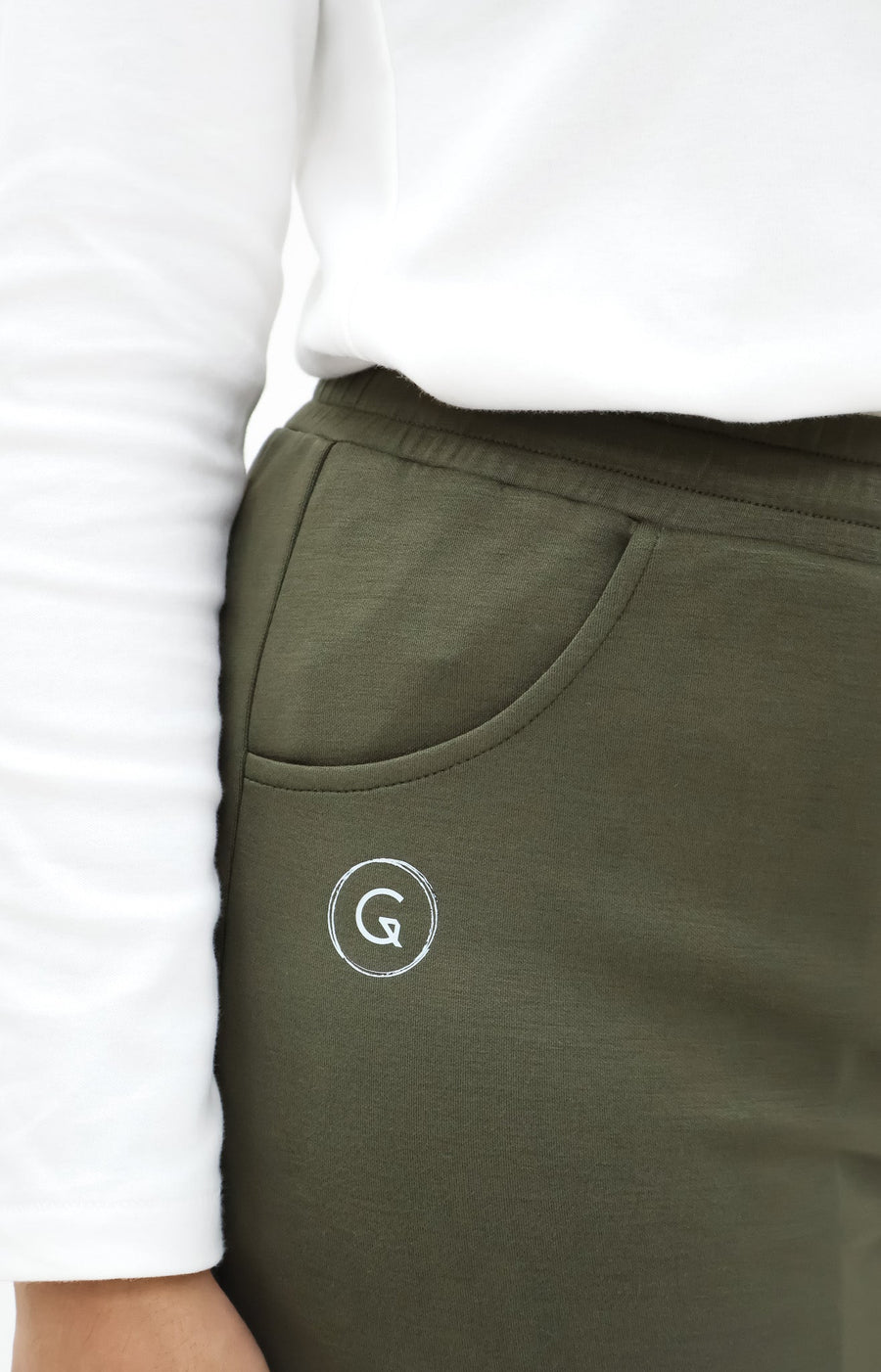 Bottoms GLOWco Exclusive Cloud Cosy Lounge Pants in Olive