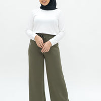 Bottoms GLOWco Exclusive Cloud Cosy Lounge Pants in Olive