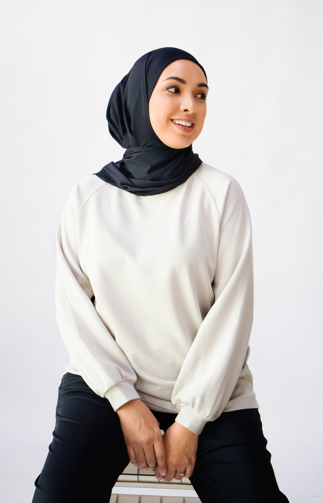 Tops GLOWco Exclusive Cloud Cosy Pullover in Bone