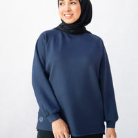 Tops GLOWco Exclusive Cloud Cosy Pullover in French Navy