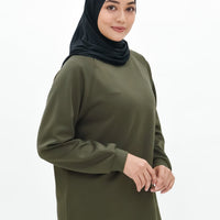 Tops GLOWco Exclusive Cloud Cosy Pullover in Olive