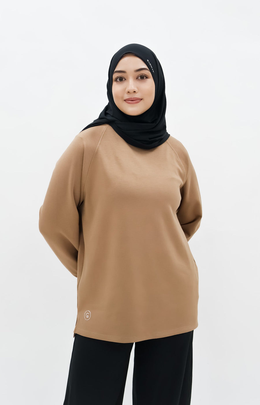 Tops GLOWco Exclusive Cloud Cosy Pullover in Toffee