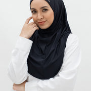 Sports Hijabs GLOWco Exclusive Instant Maxi in Black