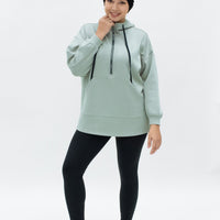 Tops GLOWco Exclusive Oversized Hoodie in Peppermint