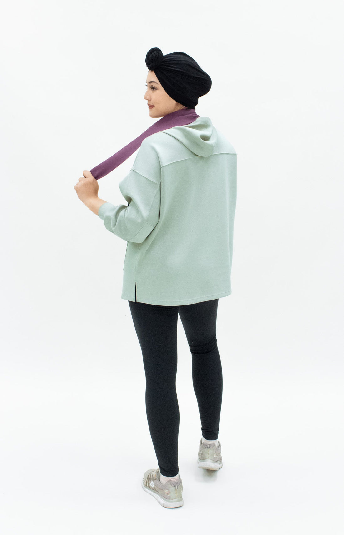 Tops GLOWco Exclusive Oversized Hoodie in Peppermint