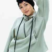 Tops GLOWco Exclusive Oversized Hoodie in Peppermint