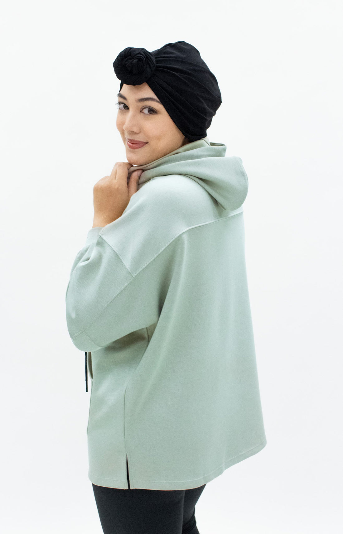 Tops GLOWco Exclusive Oversized Hoodie in Peppermint