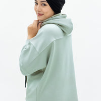 Tops GLOWco Exclusive Oversized Hoodie in Peppermint