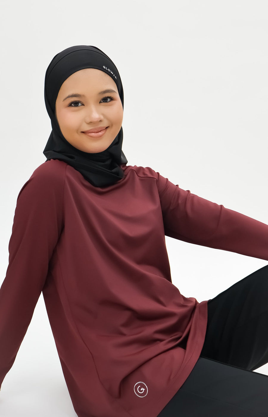 Tops GLOWco Exclusive Pleated Top in Cherry Red