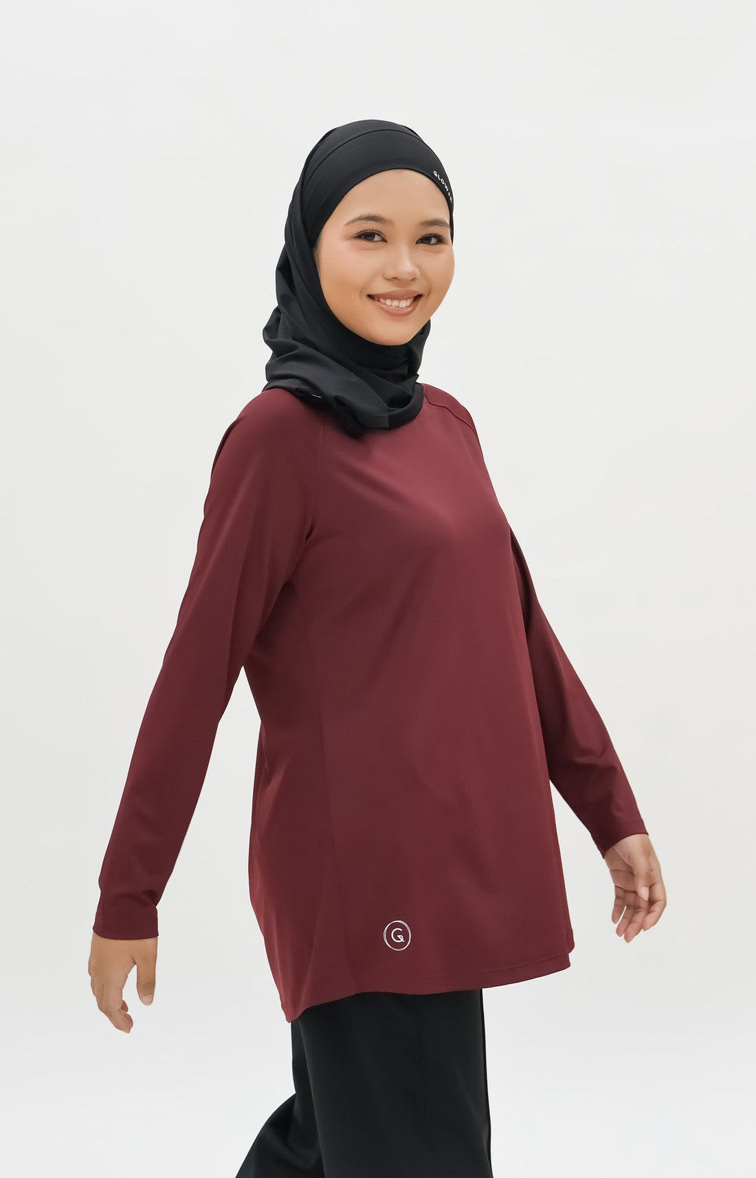 Tops GLOWco Exclusive Pleated Top in Cherry Red